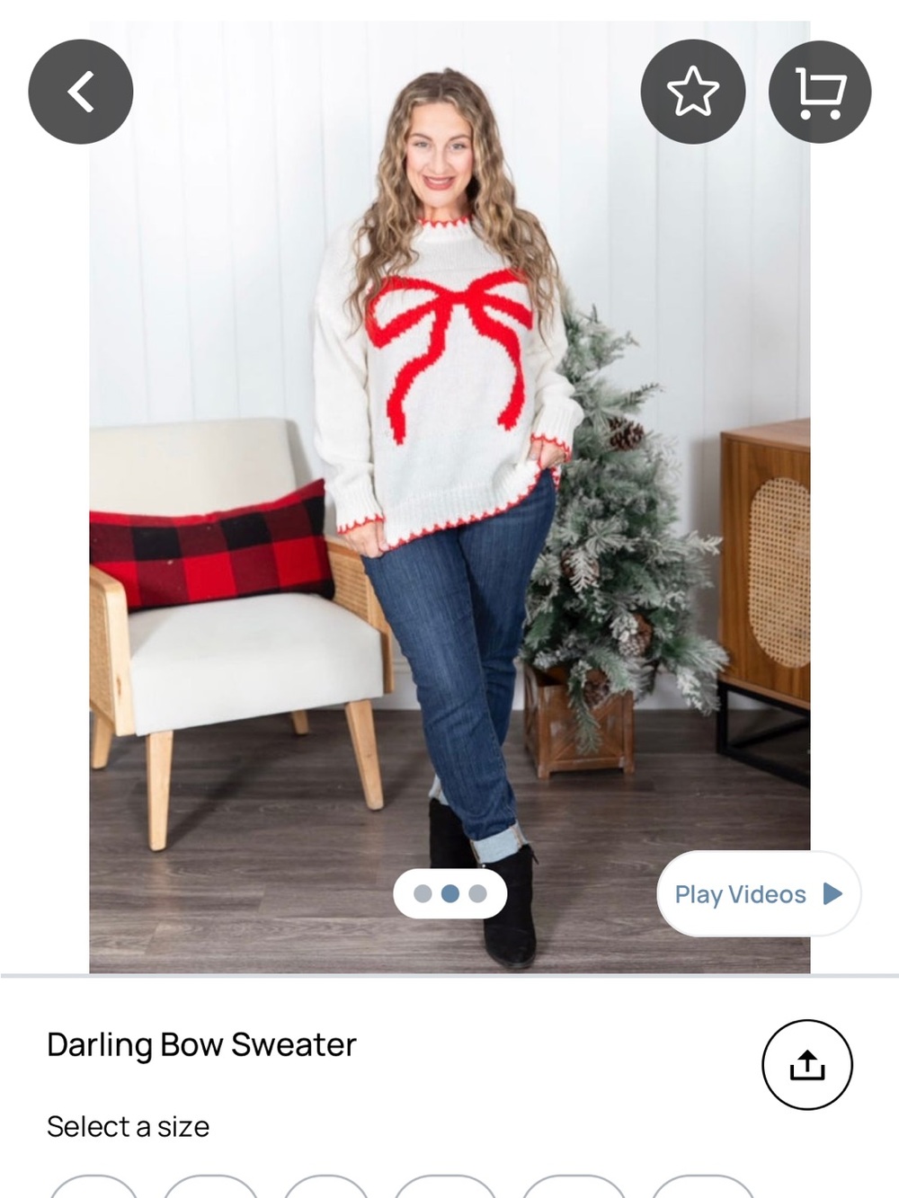 Bow sweater